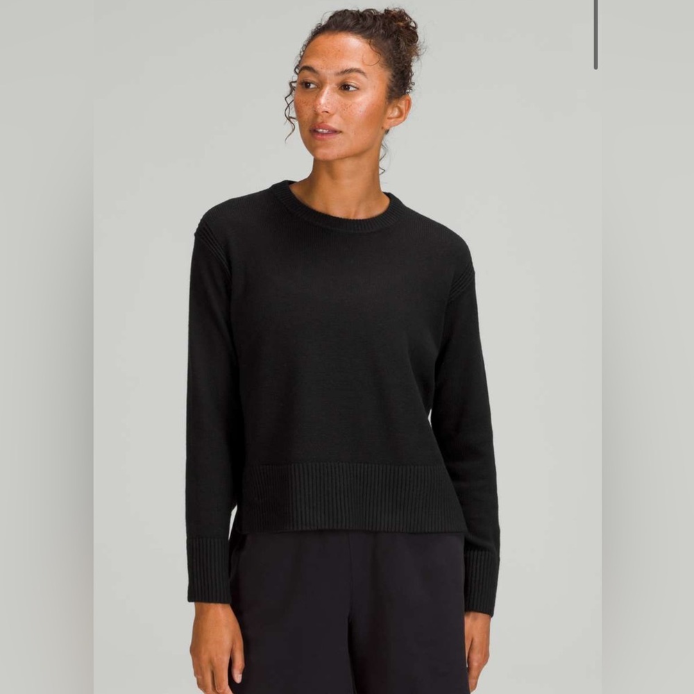 Lululemon Cashlu Boxy Crewneck Sweater, Size Small